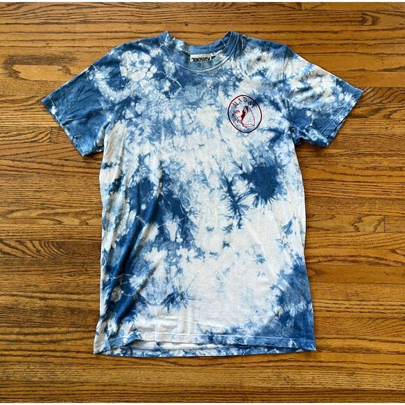 JUNGMAVEN Blue Tie Dye Madre Hemp Short Sleeve T Shirt Tee Top   Mens Size Small - Picture 3 of 8